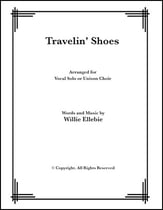 Travelin' Shoes Unison choral sheet music cover